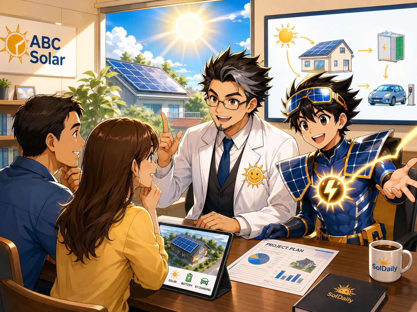 ABC Solar consultation with Solar Sensei and PV Boy